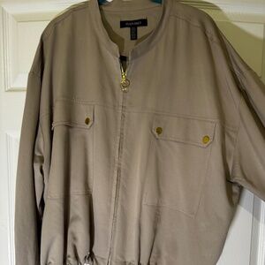Ellen Tracy Cream Jacket Size XL